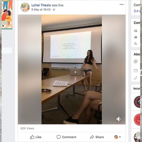 Letitia Chai bei ihrem Vortrag