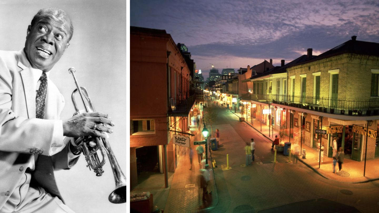 Louis Armstrong stammt aus New Orleans