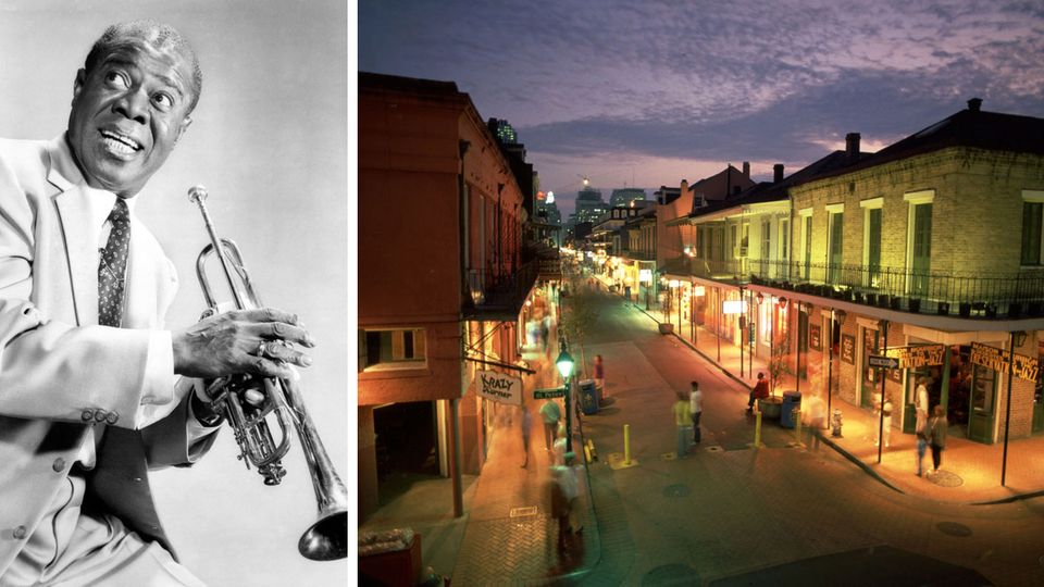 Louis Armstrong stammt aus New Orleans