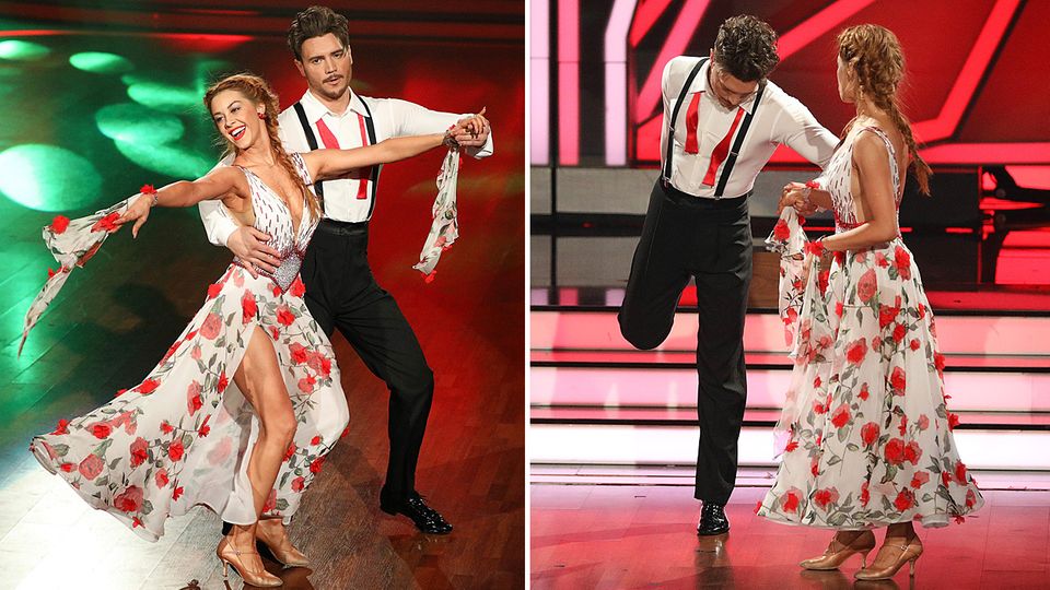 Bela Klentze verletzte sich beim Quickstep mit seiner Tanzpartnerin Oana Nechiti