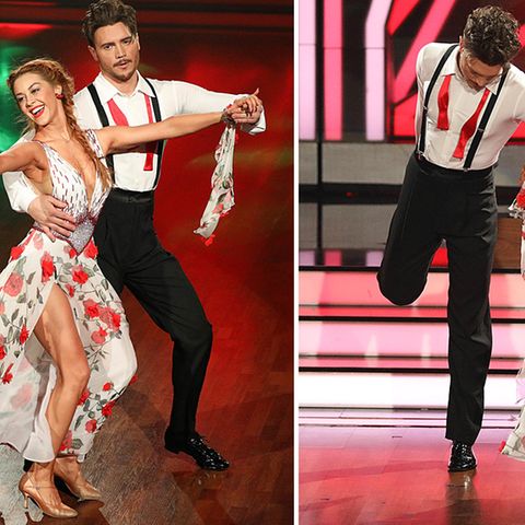 Bela Klentze verletzte sich beim Quickstep mit seiner Tanzpartnerin Oana Nechiti