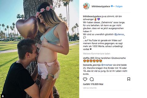 Bibi Heinicke und Julian Claßen freuen sich auf ihr erstes Kind