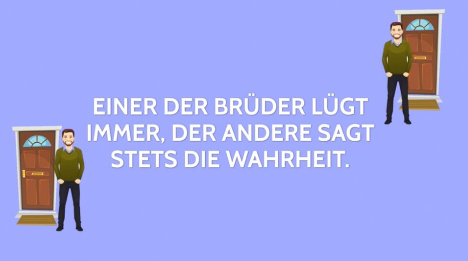 Um die Ecke gedacht: An alle Rätselfans: Welche Tür müssen Sie wählen?