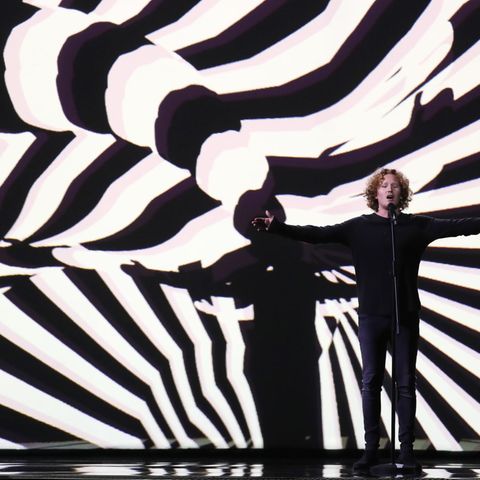 Michael Schulte bei seinem ESC-Auftritt in Lissabon