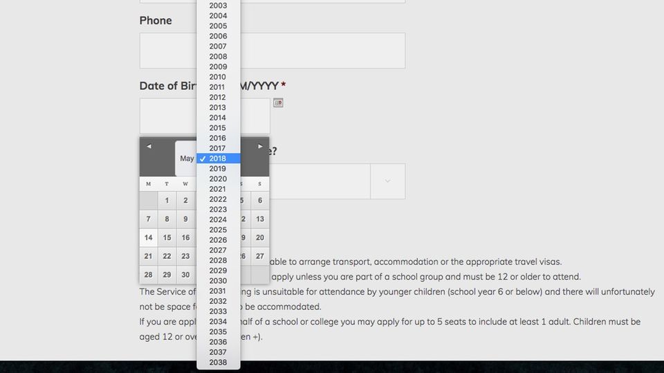 Screenshot von der Homepage "stephenhawkinginterment.com"