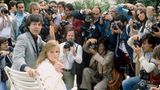 Paul McCartney und seine  Frau Linda 1980