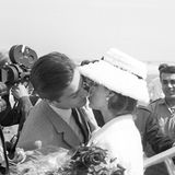 Romy Schneider und Alain Delon