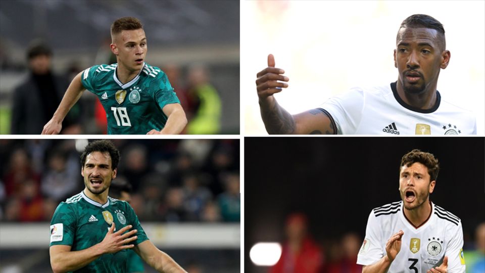 WM Kader die Stammabwehr WM Kader Joshua Kimmich Mats Hummels Jerome Boateng Joans Hector