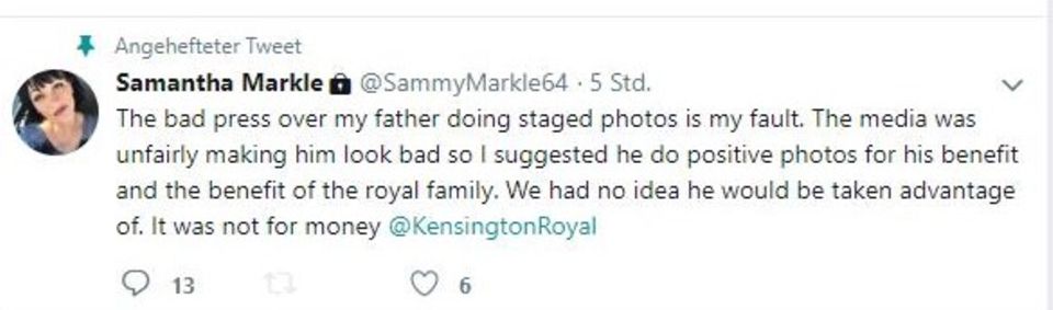 Samantha Markle Twitter Samantha Markle Twitter
