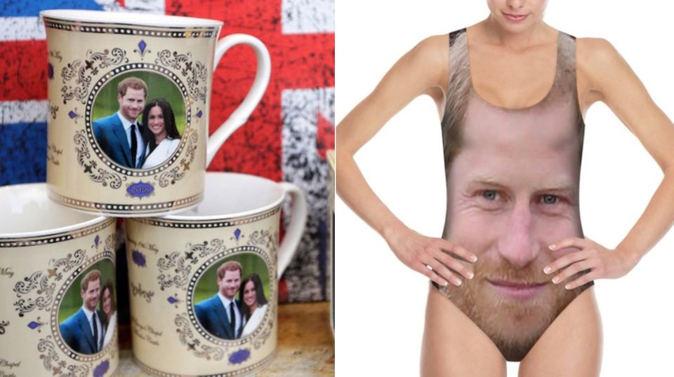 Meghan Markle und Harry: Prinz Harry als Badeanzug? Das sind die skurrilsten Hochzeitssouvenirs Meghan Markle und Harry: Prinz Harry als Badeanzug? Das sind die skurrilsten Hochzeitssouvenirs