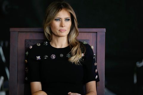 Melania Trump (Archivbild vom Mai 2017) liegt in einem US-Militärkrankenhaus