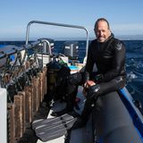 "Im Wasser fühle ich mich am freisten." Dem Hai-Verhaltensforscher Erich Ritter sind nur Pferde nicht geheuer.