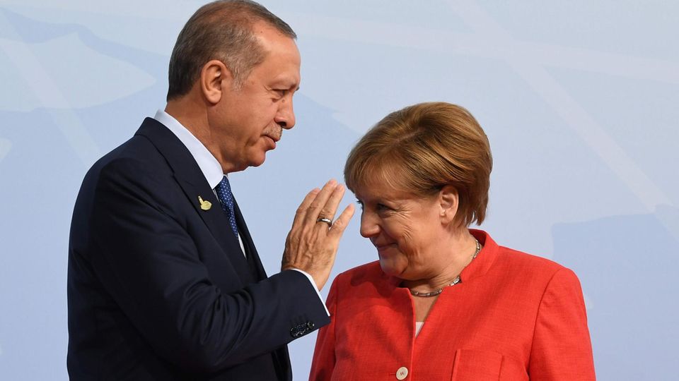 Angela Merkel und Recep Tayyip Erdogan