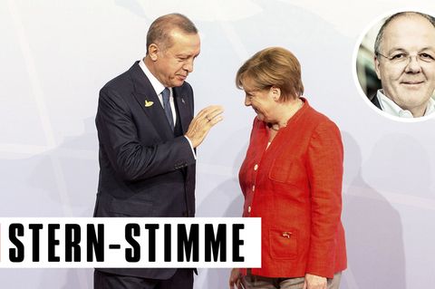 Erdogan und Kanzlerin Merkel beim G20-Gipfel im letzten Jahr