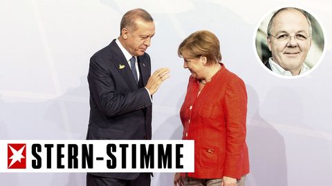Erdogan und Kanzlerin Merkel beim G20-Gipfel im letzten Jahr