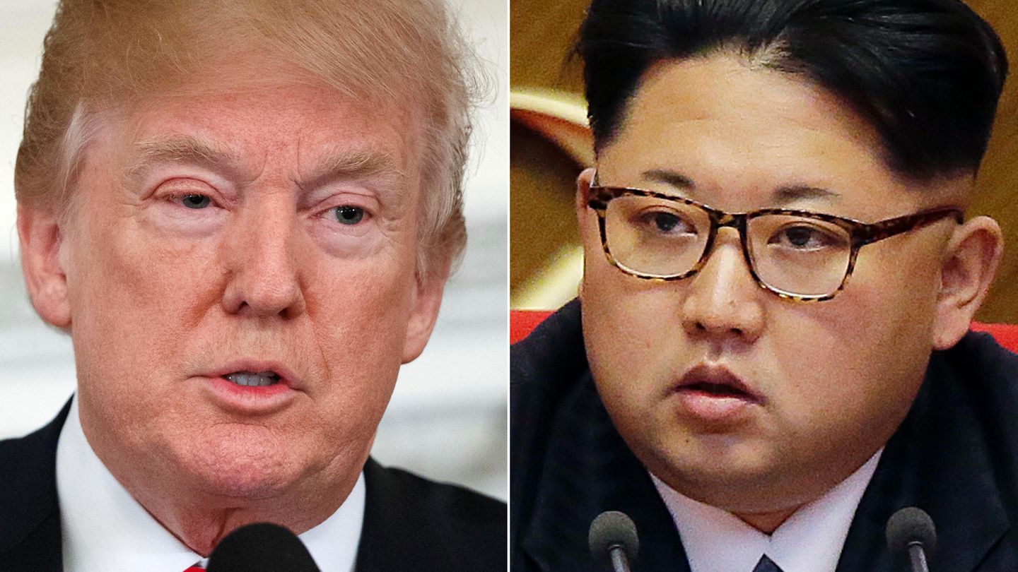 US-Präsident Donald Trump (l.) und Nordkoreas Machthaber Kim Jong Un wollen sich eigentlich am 12. Juni zu Gesprächen treffen