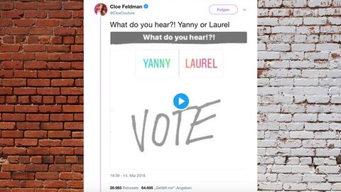 Neues #Dressgate: Das Netz streitet über "Yanny" oder "Laurel" - was hört ihr in dieser Aufnahme?