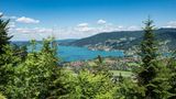 Tegernseer Höhenweg - Genusstour mit Alpenblick  Wer die Berge liebt, es aber gemütlich angehen will, der ist auf dem Tegernseer Höhenweg genau richtig. Vom Parkplatz in Rottach-Egern geht es los. Vorbei an Bergwiesen öffnet sich schon bald der Blick Richtung Süden über den Tegernsee bis hinüber zum Leonhardstein. Hier zeigen sich die ersten Ausläufer der Alpen noch lieblich und grün. Bevor man die Galaun-Hütte erreicht, geht der Weg steiler durch den Wald. An einer Kreuzung könnte man jetzt auch zum Riederstein abbiegen und zirka 1,5 Stunden auf den Gipfel laufen - oder einen Kaiserschmarrn auf der Sonnenterrasse der Galaun-Hütte verspeisen, Panoramablick inklusive.  www.tegernsee.com und berggasthaus-riederstein-am-galaun.de