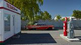 Der Ford Edsel, Baujahr 1959, wurde in Grantsville im Bundesstaat Utah auf dem Gelände einer Tankstelle abgestellt.