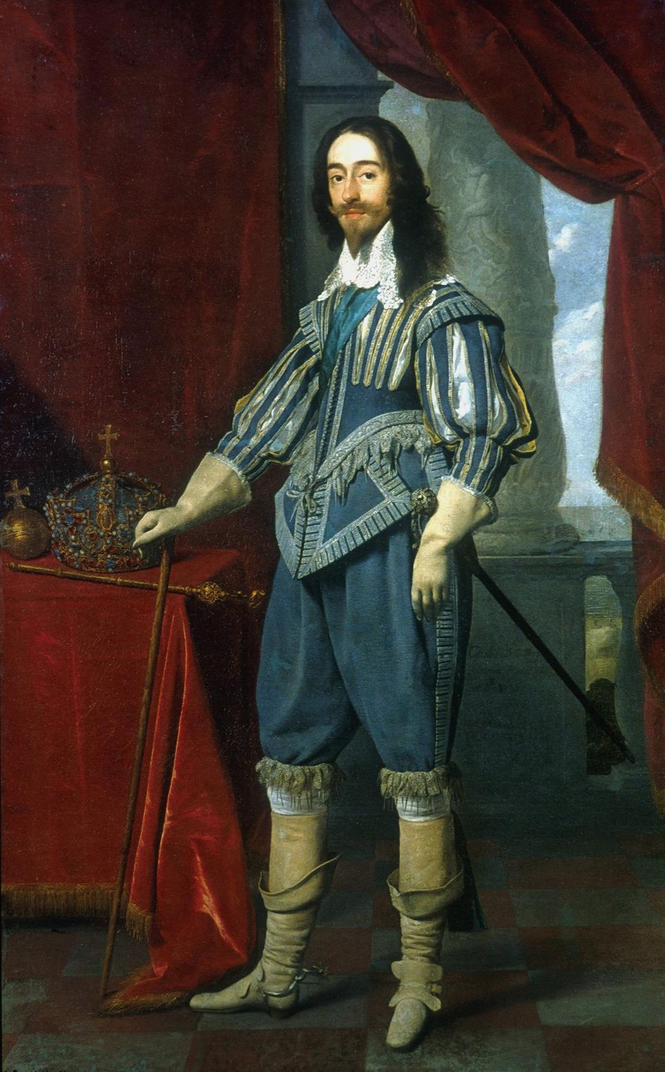 Charles I. verlor einen zum Bürgerkrieg eskalierten Konflikt mit den Parlamentariern und wurde 1649 nach kurzem Prozess enthauptet Charles I. wurde 1649 nach kurzem Prozess enthauptet