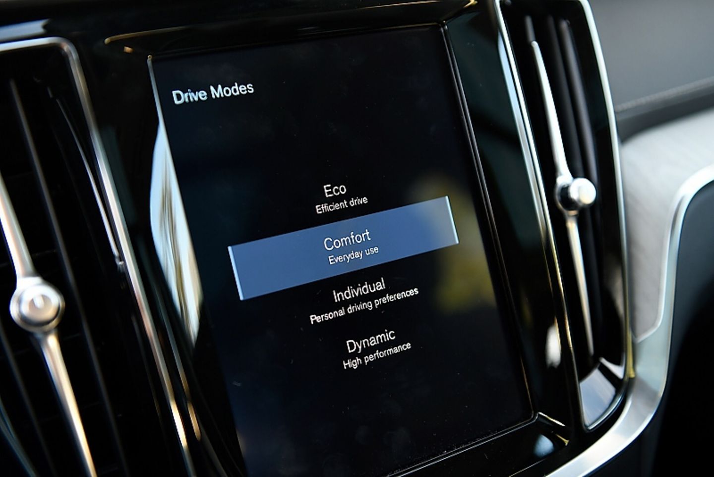 Auch der Volvo V60 lässt sich auf verschiedene Charakteristika einstellen