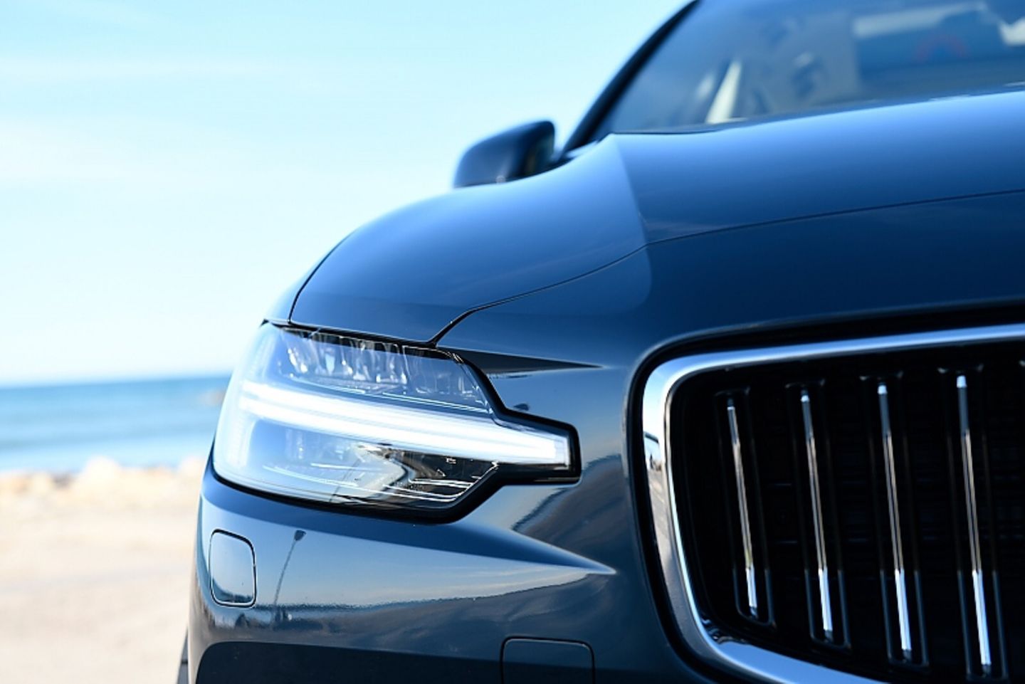Thors Hammer heißt die Tagfahrleuchte auch im Volvo V60