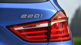 Der BMW 220i Gran Tourer hat LED-Rückleuchten