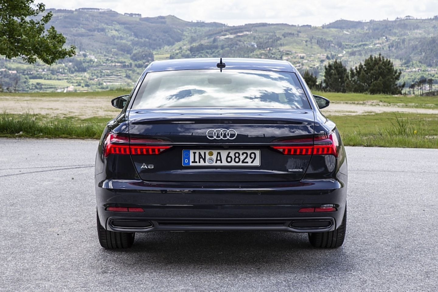 Audi A6 50 TDI Quattro - das Heck