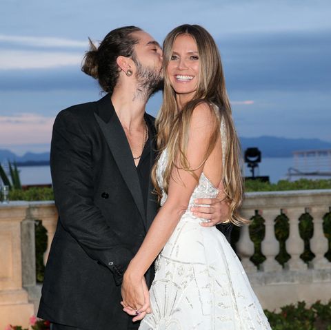 Tom Kaulitz und Heidi Klum ganz innig auf der Terrasse des Hôtel du Cap-Eden-Roc