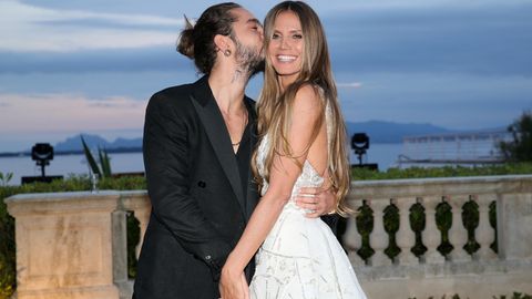 Tom Kaulitz und Heidi Klum ganz innig auf der Terrasse des Hôtel du Cap-Eden-Roc