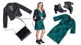 Sarah  Das wichtigste Accessoire beim Hochzeitsoutfit: die Tasche! Die muss klein genug sein, um schick zu wirken, aber groß genug, damit ein paar Flip-Flops reinpassen – falls am Ende des Abends die Füße von den High Heels schmerzen. Oder man nimmt sich gleich bequeme Ankle-Boots mit wie ich hier, damit schafft man es auch nach Mitternacht auf die Tanzfläche. Und beim Kleid gilt: bloß kein Gürtel oder enger Gummizug! Es muss ja schließlich Hochzeitstorte reinpassen.
