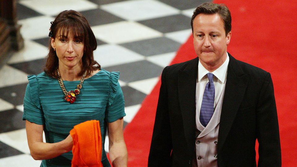 Samantha und James Cameron Samantha und James Cameron bei der Hochzeit von Prinz William und Kate
