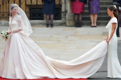 Dass Pippa Middleton bei der Hochzeit ihrer Schwester Kate 2011 ein weißes Kleid trug, ist eigentlich ein absolutes No-Go