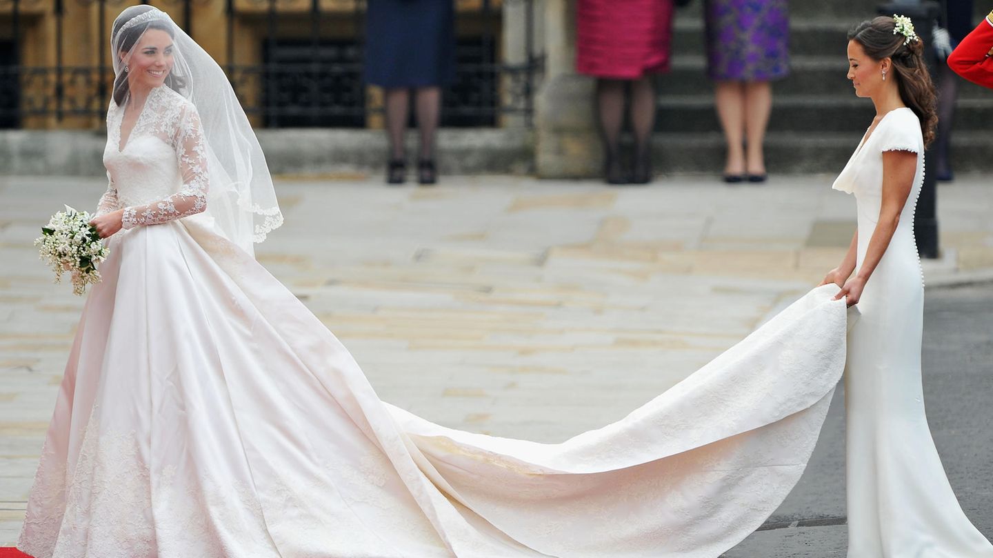 Dass Pippa Middleton bei der Hochzeit ihrer Schwester Kate 2011 ein weißes Kleid trug, ist eigentlich ein absolutes No-Go