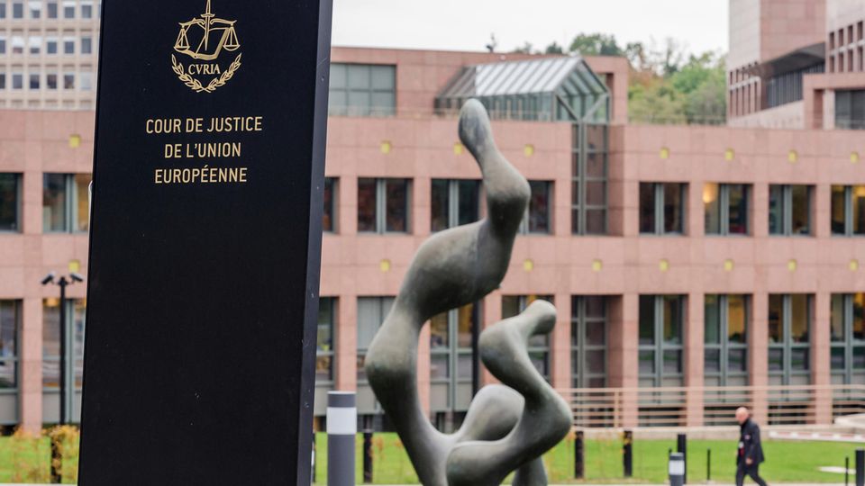 Das Gelände vom Gerichtshof der Europäischen Union (EuGH) in Luxemburg