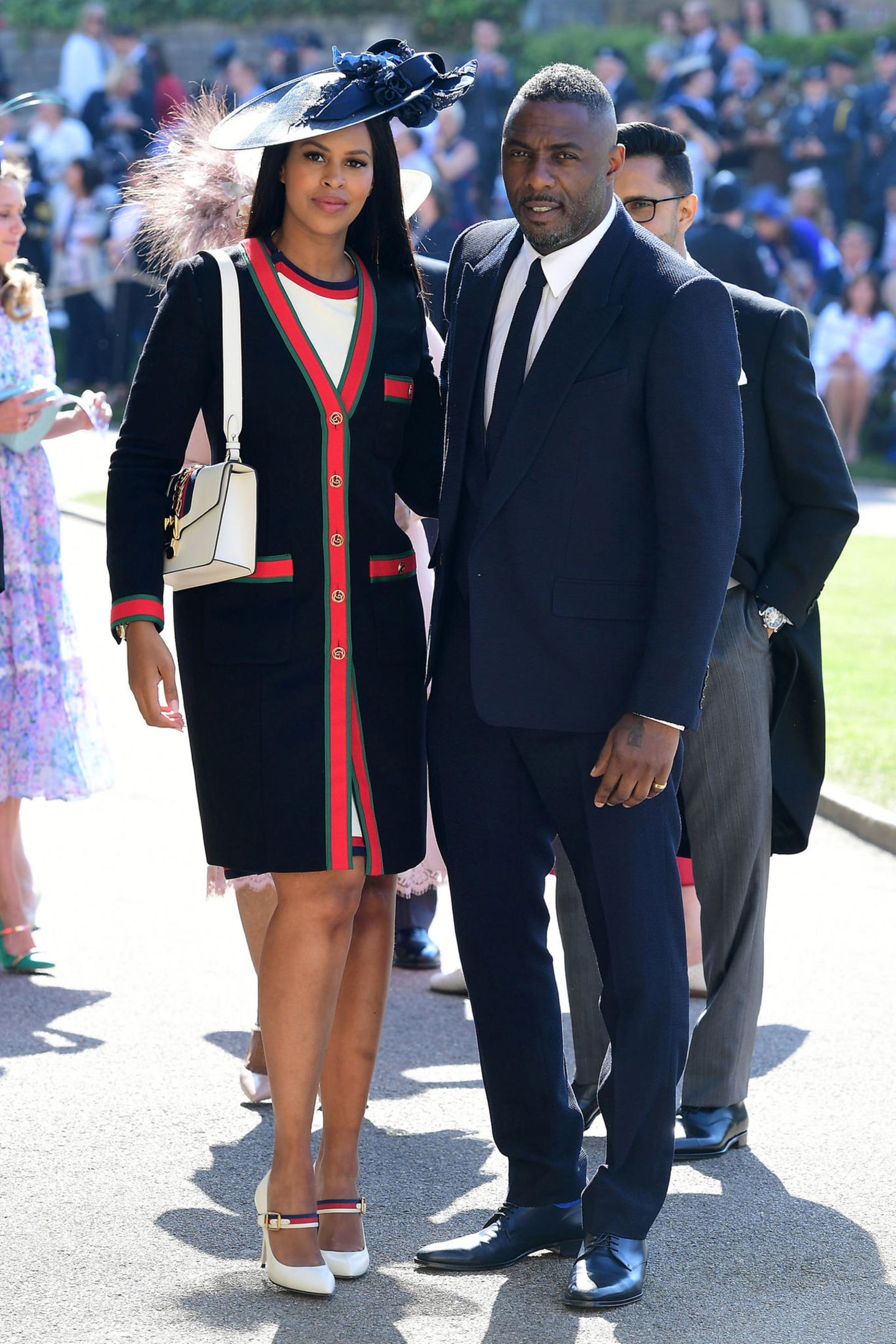 Der britische Schauspieler Idris Elba kommt in Begleitung seiner Freundin Sabrina Dhowre