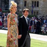 Der britische Sänger James Blunt mit seiner Frau Sofia Wellesley