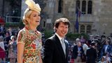 Der britische Sänger James Blunt mit seiner Frau Sofia Wellesley