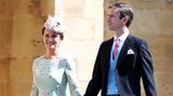 Die schwangere Pippa Middleton kommt Hand in Hand mit Ehemann James Matthews