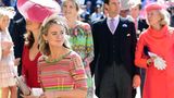 Cressida Bonas, ebenfalls eine Ex-Freundin von Prinz Harry, auf dem Weg in die Kirche