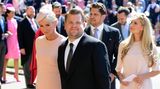 Moderator James Corden und seine Frau Julia Carey