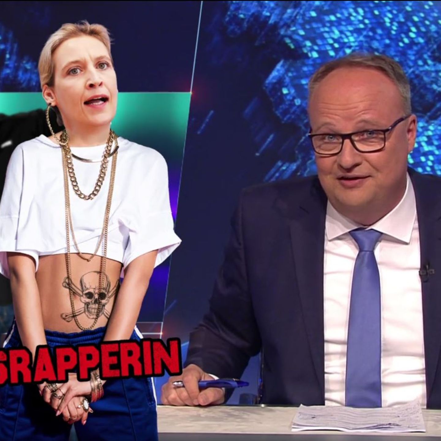 Heute Show Alice Weidel: "Sie nimmt jetzt ein Album mit Farid Bang auf" | STERN.de