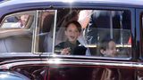 Die letzten Meter zur Kapelle fuhr Meghan gemeinsam mit den Söhnen ihrer Freundin Jessica Mulroney. Die beiden Jungs durften später den Schleier der Braut tragen.