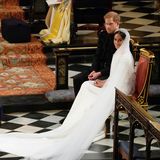 "Was Gott zusammengeführt hat, soll der Mensch nicht trennen", sagte der Erzbischof von Canterbury, der Harry und Meghan traute