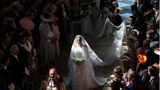 Meghan Markle beim Einzug in die Kapelle