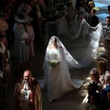 Meghan Markle beim Einzug in die Kapelle