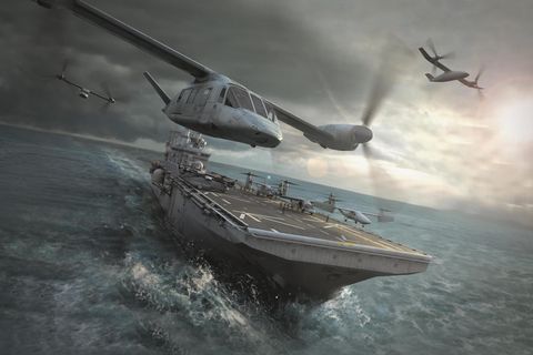 Zukunftsmusik: Bell hat eine Reihe von Bildern über mögliche Einsätze der V-280 Valor rendern lassen.