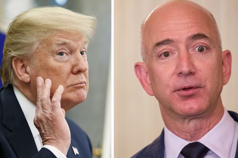 Amazon Chef Jeff Bezos im Visier von Donald Trump