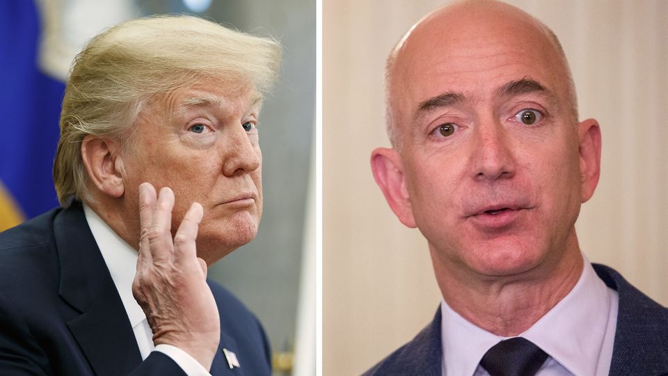 Amazon Chef Jeff Bezos im Visier von Donald Trump