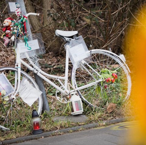 Ghostbikes erinnern an die Opfer.